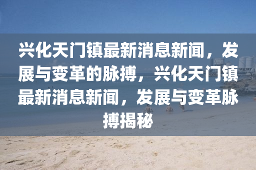 興化天門鎮(zhèn)最新消息新聞，發(fā)展與變革的脈搏，興化天門鎮(zhèn)最新消息新聞，發(fā)展與變革脈搏揭秘山東水清源環(huán)保科技有限公司