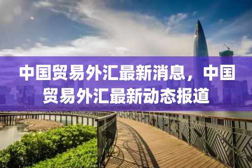 中國貿(mào)易外匯最新消息，中國貿(mào)易外匯最新動(dòng)山東水清源環(huán)保科技有限公司態(tài)報(bào)道