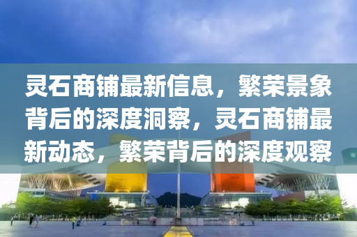靈石商鋪?zhàn)钚滦畔?，繁榮景象背后的深度洞察，靈石商鋪山東水清源環(huán)?？萍加邢薰咀钚聞?dòng)態(tài)，繁榮背后的深度觀察