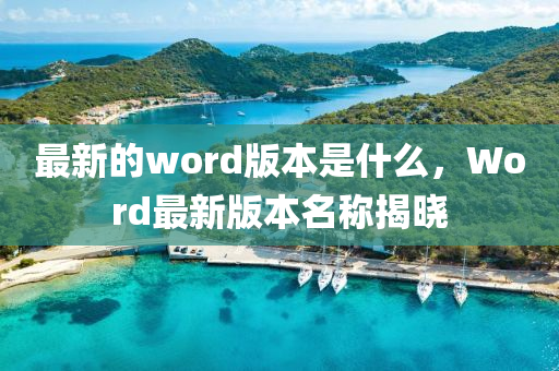 最新的word版本是什么，Word最新山東水清源環(huán)?？萍加邢薰景姹久Q揭曉